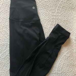 Black Super High Rise Lululemon Leggings